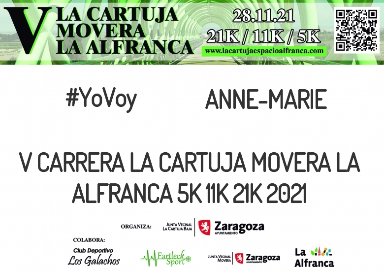 #ImGoing - ANNE-MARIE (V CARRERA LA CARTUJA MOVERA LA ALFRANCA 5K 11K 21K 2021)
