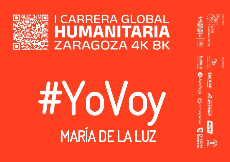 #YoVoy - MARÍA DE LA LUZ (I CARRERA GLOBAL HUMANITARIA 4K 8K 2025)