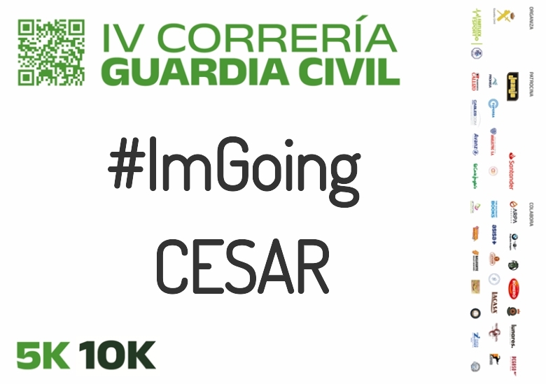 #JoHiVaig - CESAR (IV CORRERÍA GUARDIA CIVIL ZARAGOZA 2023)