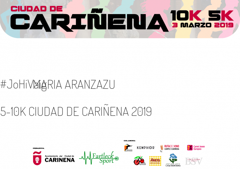 #YoVoy - MARIA ARANZAZU (5-10K CIUDAD DE CARIÑENA 2019)