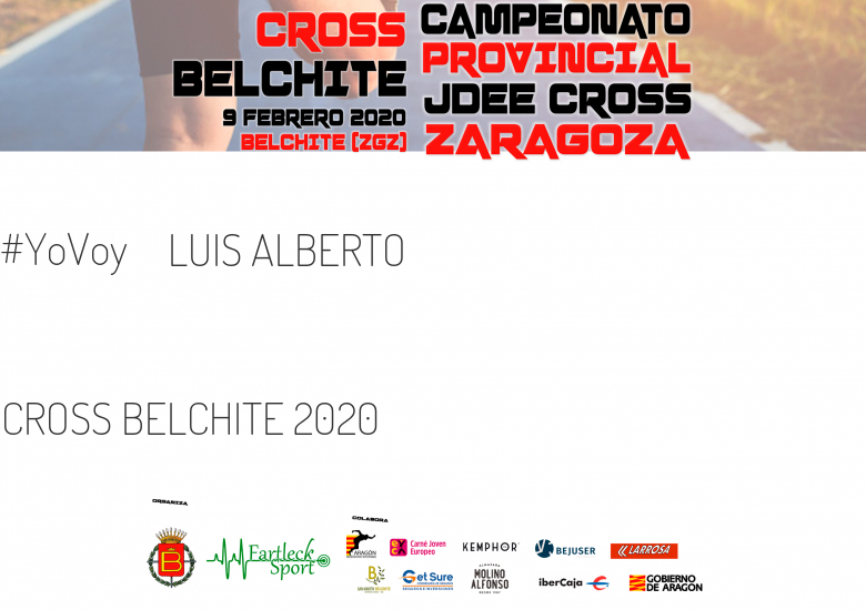 #Ni banoa - LUIS ALBERTO (CROSS BELCHITE 2020)