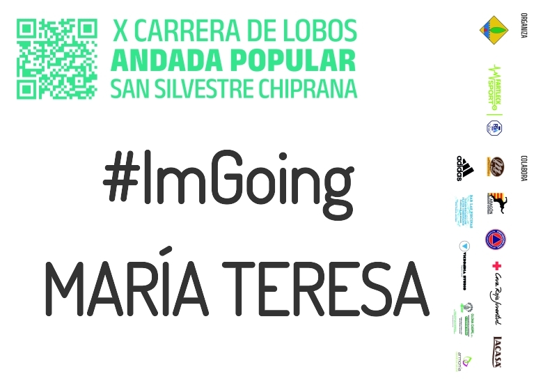 #YoVoy - MARÍA TERESA (X CARRERA LOBOS CHIPRANA 2023)