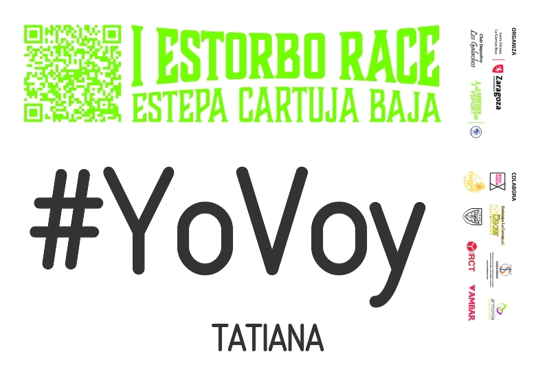 #YoVoy - TATIANA (I ESTORBO RACE ESTEPA CARTUJA BAJA 2025)