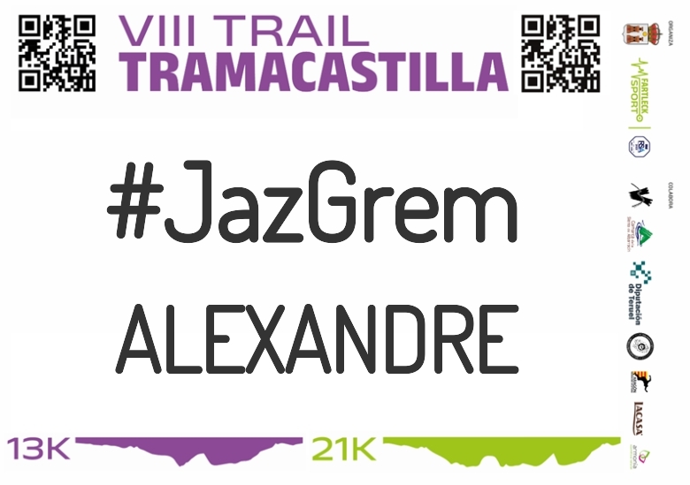#YoVoy - ALEXANDRE (VIII TRAMACASTILLA TRAIL DESAFÍO BARRANCO HONDO 2023)