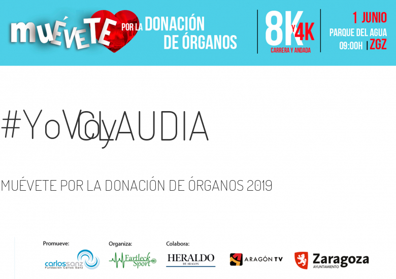 #YoVoy - CLAUDIA (MUÉVETE POR LA DONACIÓN DE ÓRGANOS 2019)