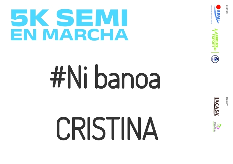 #YoVoy - CRISTINA (5K SEMI EN MARCHA 2023)