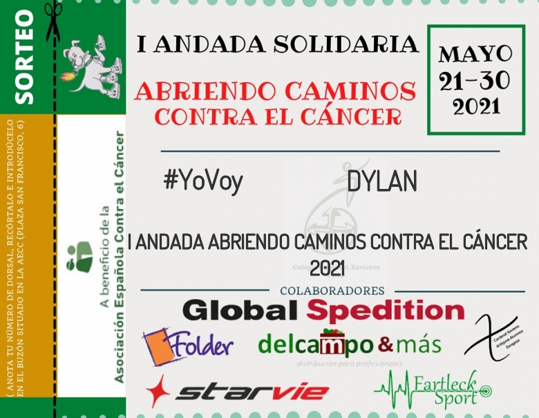 #YoVoy - DYLAN (I ANDADA ABRIENDO CAMINOS CONTRA EL CÁNCER 2021)