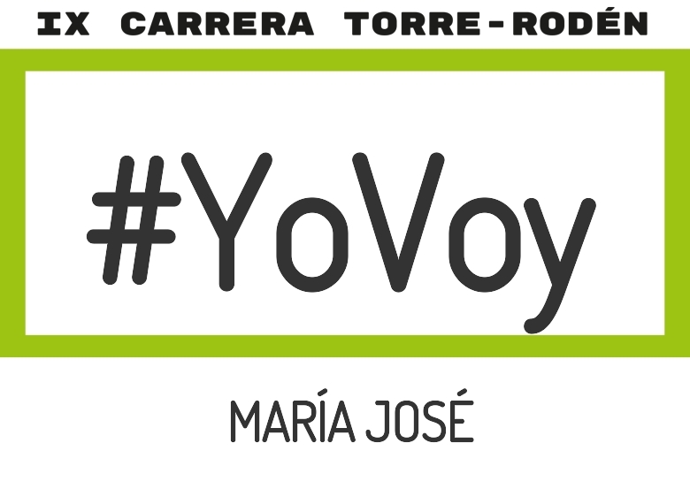 #YoVoy - MARÍA JOSÉ (IX CARRERA TORRE RODEN 8K 2025)