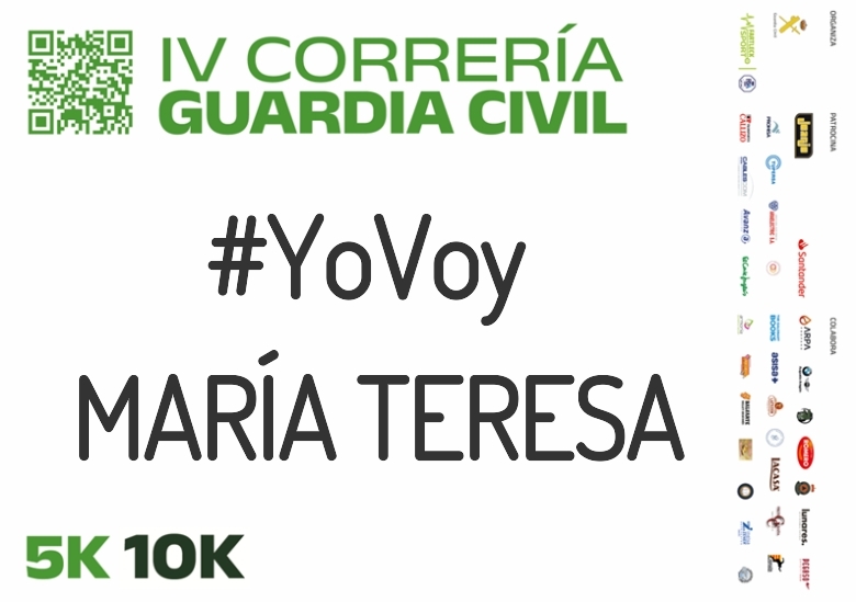 #YoVoy - MARÍA TERESA (IV CORRERÍA GUARDIA CIVIL ZARAGOZA 2023)