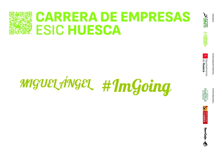 #JoHiVaig - MIGUEL ÁNGEL (I CARRERA EMPRESAS ESIC HUESCA 2024)