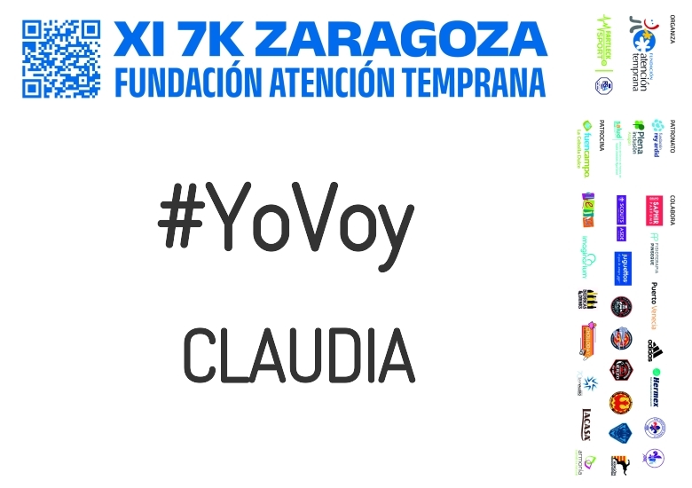 #EuVou - CLAUDIA (XI 7K FUNDACIÓN ATENCIÓN TEMPRANA)