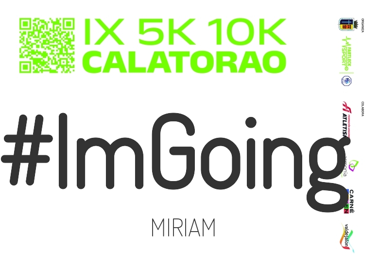 #YoVoy - MIRIAM (IX 5K 10K CALATORAO 2025)