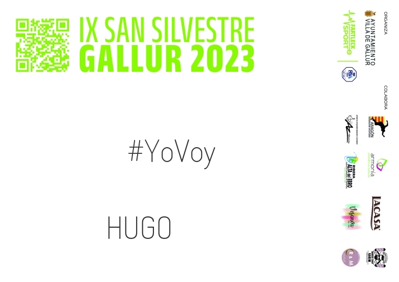 #YoVoy - HUGO (SAN SILVESTRE GALLUR 2023)