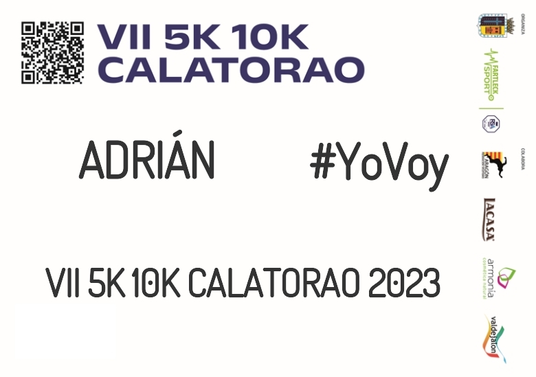 #YoVoy - ADRIÁN (VII 5K 10K CALATORAO 2023)