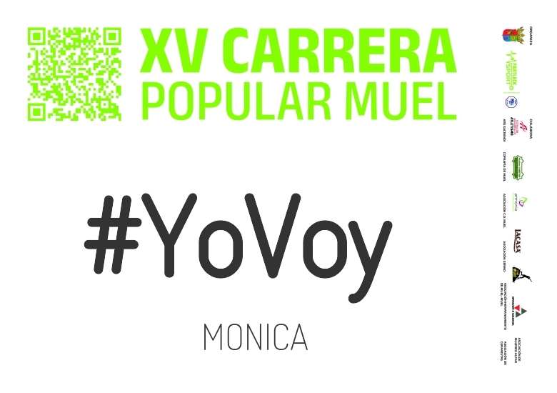 #YoVoy - MONICA (XV CARRERA POPULAR MUEL 2025)