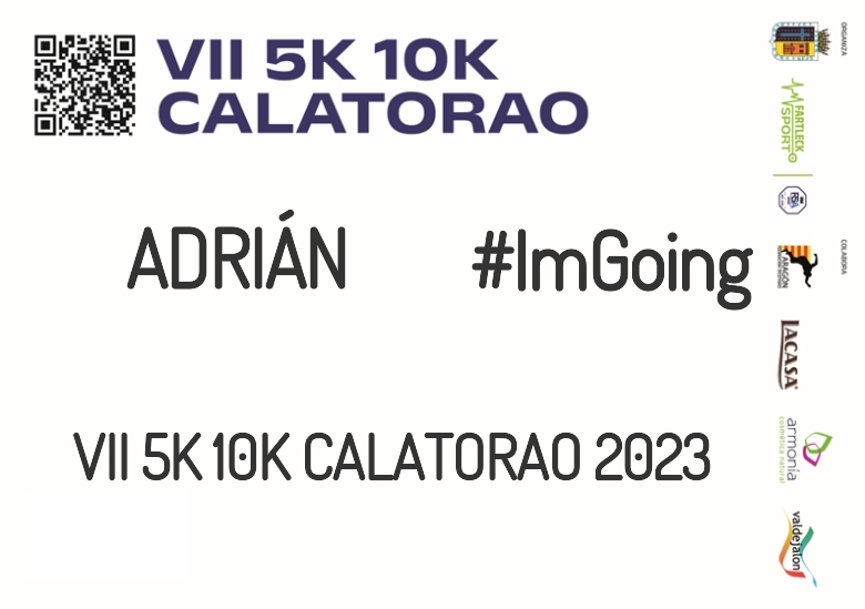 #YoVoy - ADRIÁN (VII 5K 10K CALATORAO 2023)