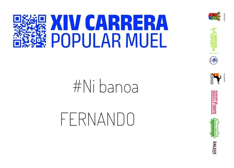 #YoVoy - FERNANDO (XIV CARRERA POPULAR MUEL 2024)