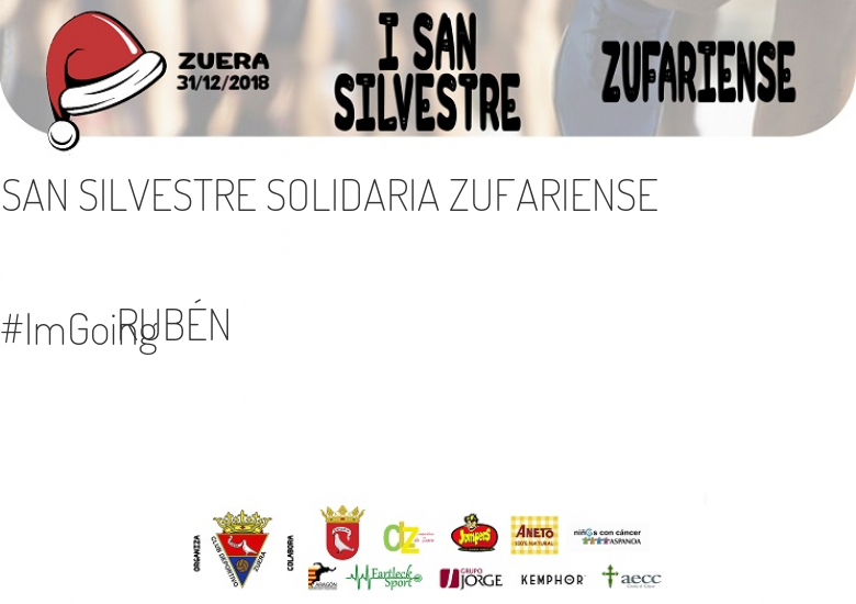 #EuVou - RUBÉN (SAN SILVESTRE SOLIDARIA ZUFARIENSE)