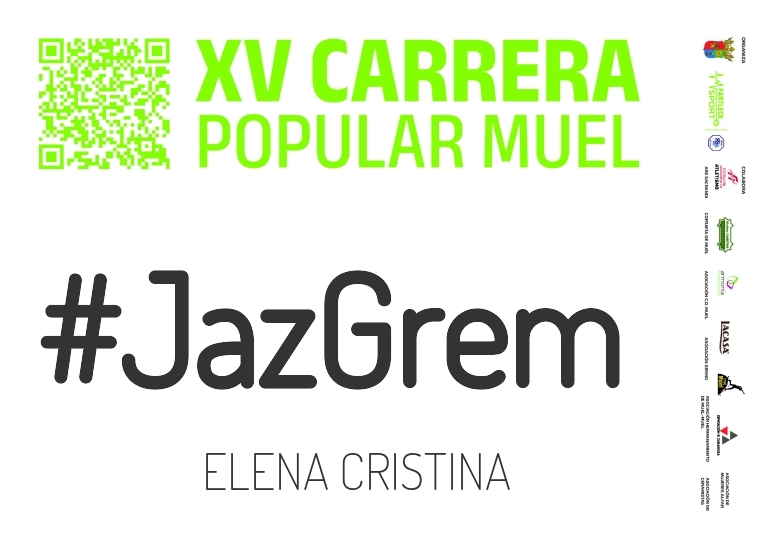 #YoVoy - ELENA CRISTINA (XV CARRERA POPULAR MUEL 2025)