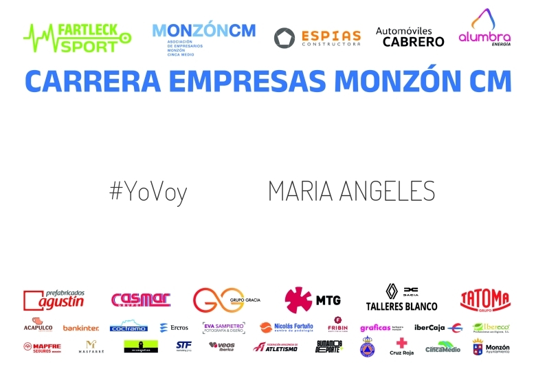 #YoVoy - MARIA ANGELES (I CARRERA EMPRESAS MONZÓN CM 2024)