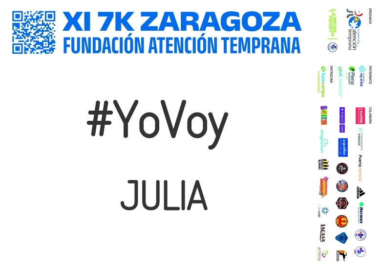 #YoVoy - JULIA (XI 7K FUNDACIÓN ATENCIÓN TEMPRANA)