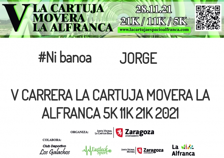 #ImGoing - JORGE (V CARRERA LA CARTUJA MOVERA LA ALFRANCA 5K 11K 21K 2021)