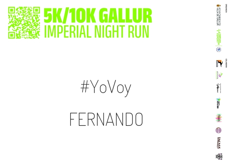 #YoVoy - FERNANDO (GALLUR IMPERIAL NIGHT RUN)