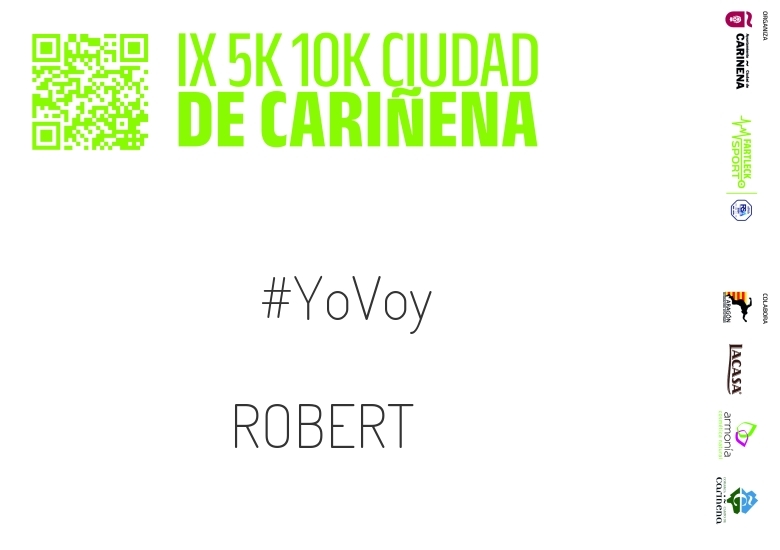 #EuVou - ROBERT (IX 5K 10K CIUDAD DE CARIÑENA 2024)
