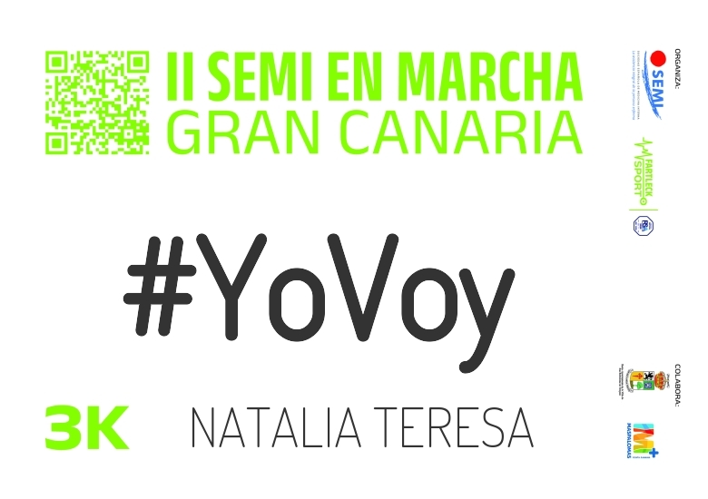 #YoVoy - NATALIA TERESA (SEMI EN MARCHA 2024)