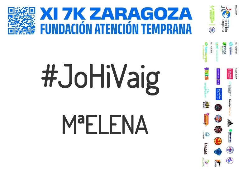 #YoVoy - MªELENA (XI 7K FUNDACIÓN ATENCIÓN TEMPRANA)
