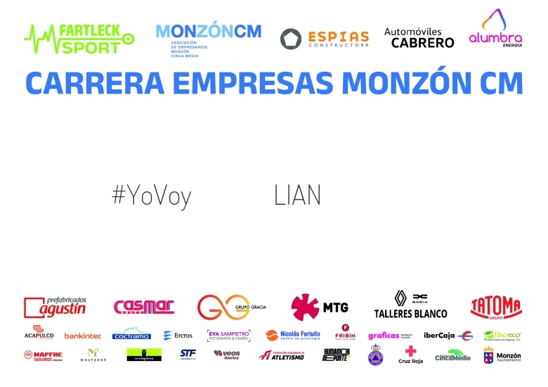 #YoVoy - LIAN (I CARRERA EMPRESAS MONZÓN CM 2024)