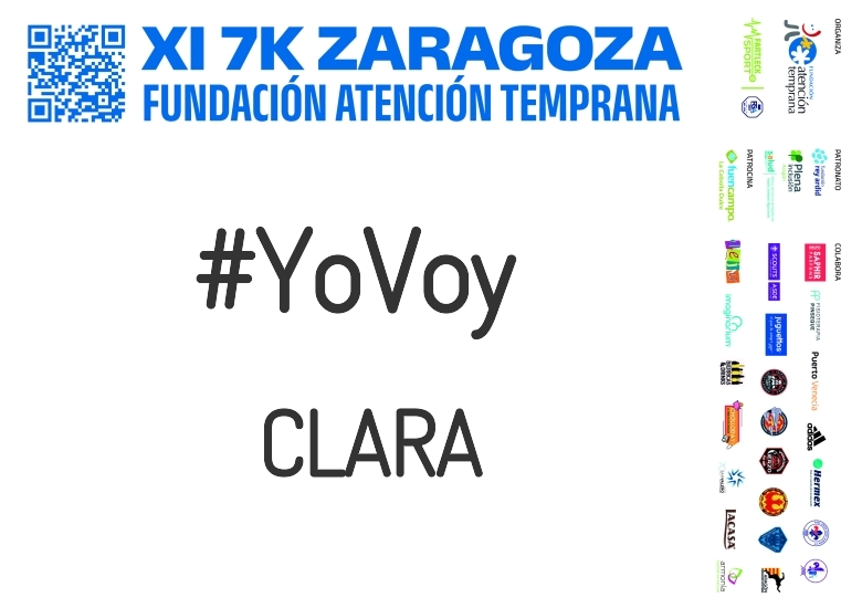 #YoVoy - CLARA (XI 7K FUNDACIÓN ATENCIÓN TEMPRANA)
