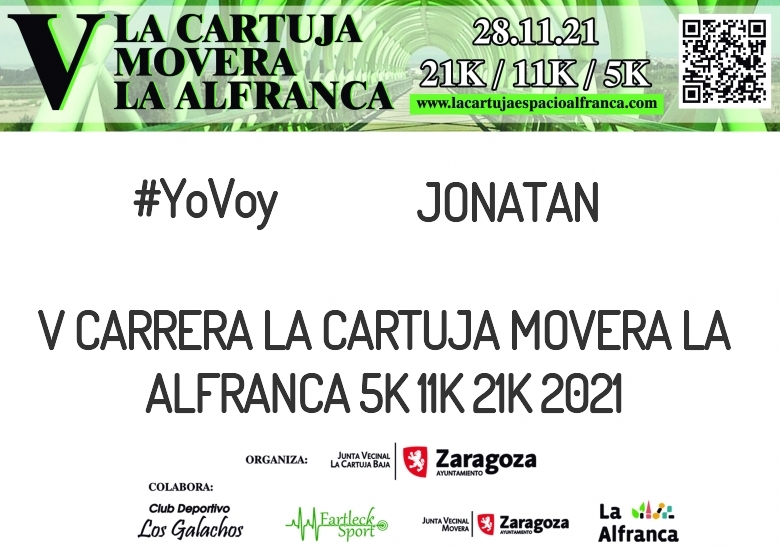 #YoVoy - JONATAN (V CARRERA LA CARTUJA MOVERA LA ALFRANCA 5K 11K 21K 2021)
