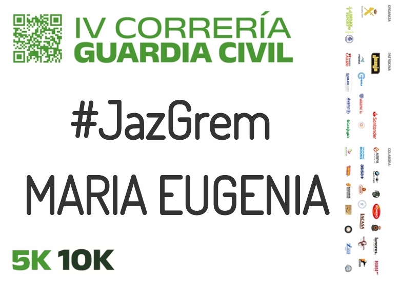 #Ni banoa - MARIA EUGENIA (IV CORRERÍA GUARDIA CIVIL ZARAGOZA 2023)