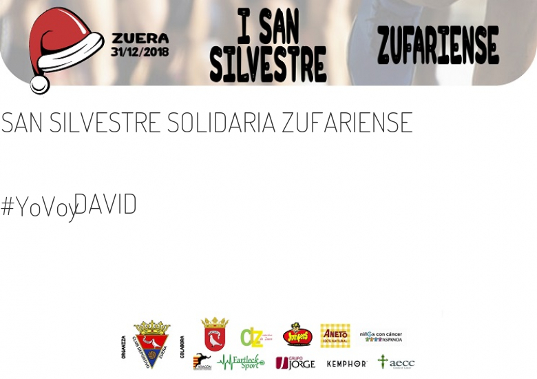 #JeVais - DAVID (SAN SILVESTRE SOLIDARIA ZUFARIENSE)