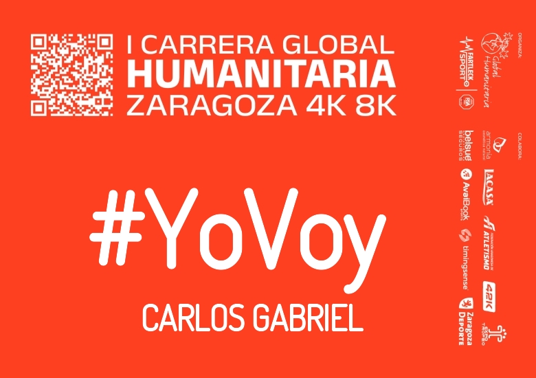 #ImGoing - CARLOS GABRIEL (I CARRERA GLOBAL HUMANITARIA 4K 8K 2025)