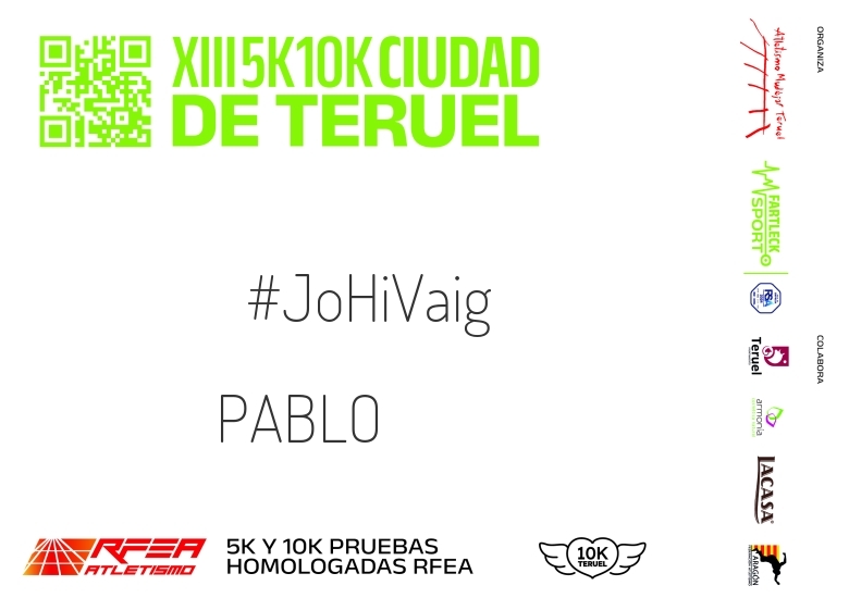 #YoVoy - PABLO (10K Y 5K CIUDAD DE TERUEL 2024)