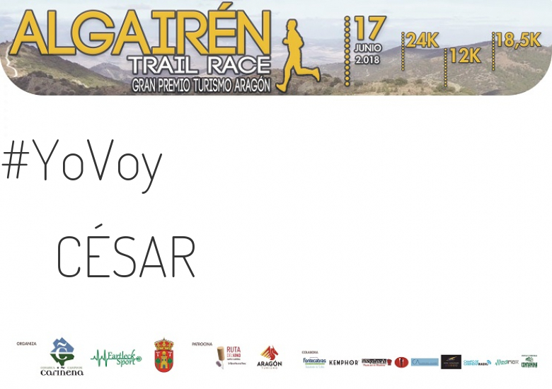 #EuVou - CÉSAR (ALGAIREN TRAIL RACE  2018 )