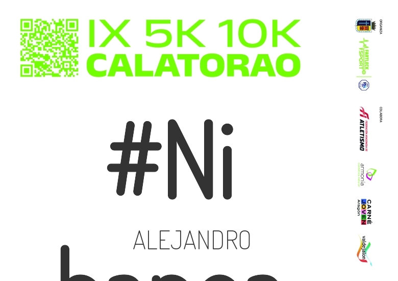 #YoVoy - ALEJANDRO (IX 5K 10K CALATORAO 2025)