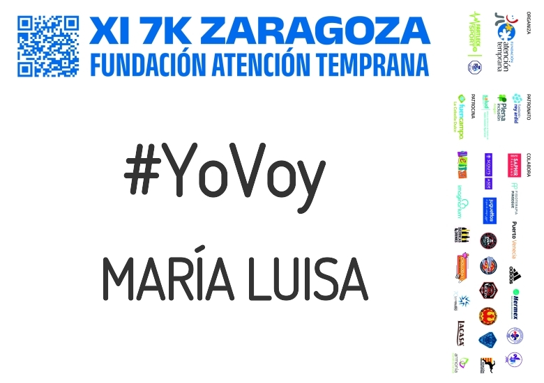 #YoVoy - MARÍA LUISA (XI 7K FUNDACIÓN ATENCIÓN TEMPRANA)