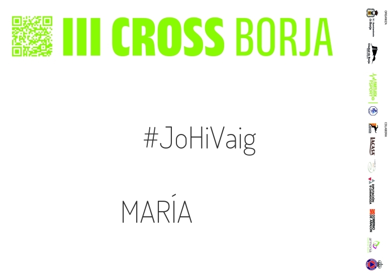#YoVoy - MARÍA (III CROSS DE BORJA 2024)