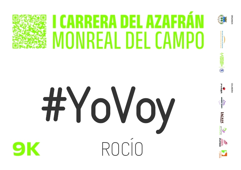 #YoVoy - ROCÍO (CARRERA DEL AZAFRAN MONREAL DEL CAMPO 2024)