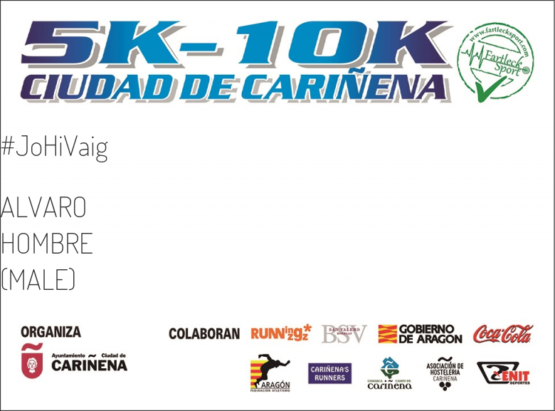 #YoVoy - ALVARO HOMBRE (MALE) (5-10K CIUDAD DE CARIÑENA 2017)