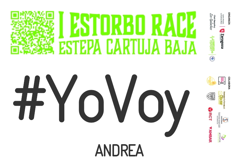 #YoVoy - ANDREA (I ESTORBO RACE ESTEPA CARTUJA BAJA 2025)
