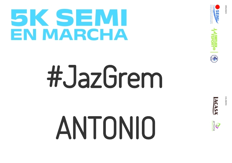 #BinDabei - ANTONIO (5K SEMI EN MARCHA 2023)