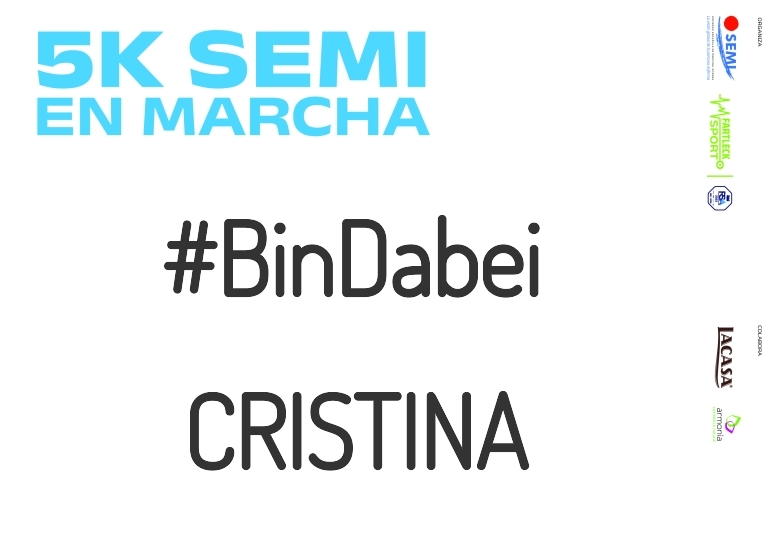 #JoHiVaig - CRISTINA (5K SEMI EN MARCHA 2023)
