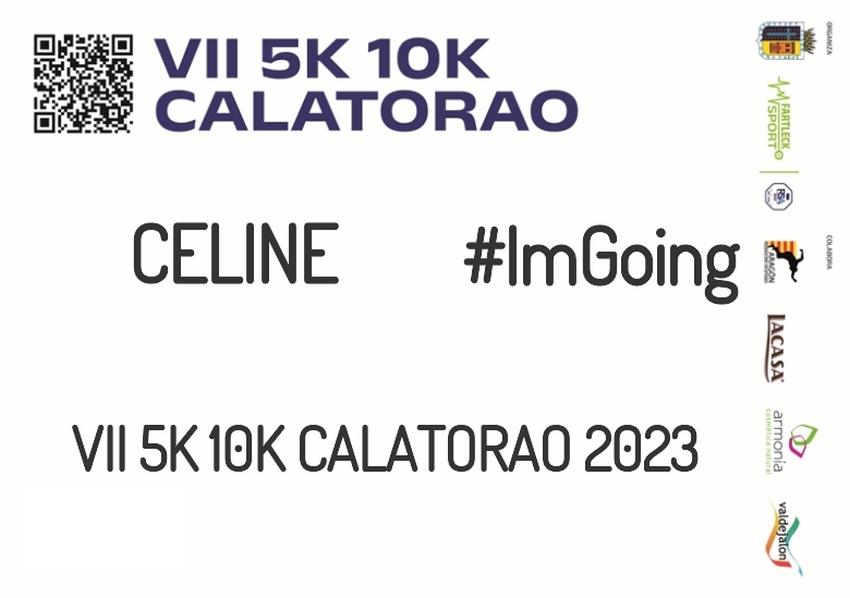 #YoVoy - CELINE (VII 5K 10K CALATORAO 2023)