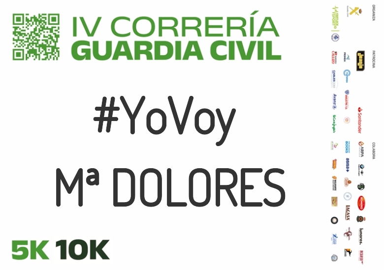 #YoVoy - Mª DOLORES (IV CORRERÍA GUARDIA CIVIL ZARAGOZA 2023)