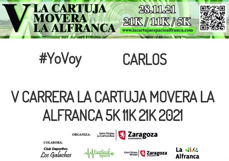 #ImGoing - CARLOS (V CARRERA LA CARTUJA MOVERA LA ALFRANCA 5K 11K 21K 2021)
