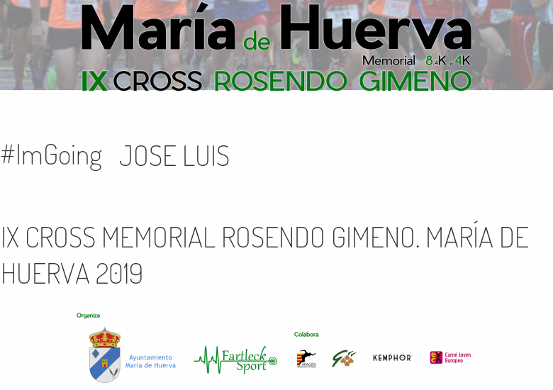 #YoVoy - JOSE LUIS (IX CROSS MEMORIAL ROSENDO GIMENO. MARÍA DE HUERVA 2019)